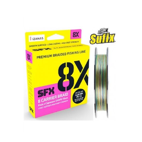 Εικόνα της Νήμα Sufix Sfx 8X Multicolor 150m