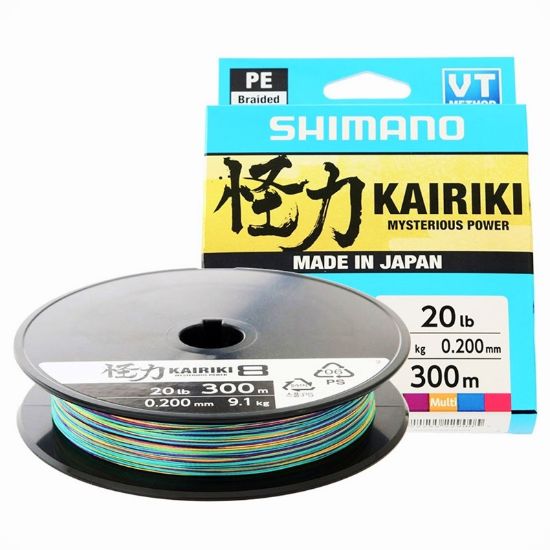 Εικόνα της Νήμα Shimano Kairiki 8 Multicolor 300m