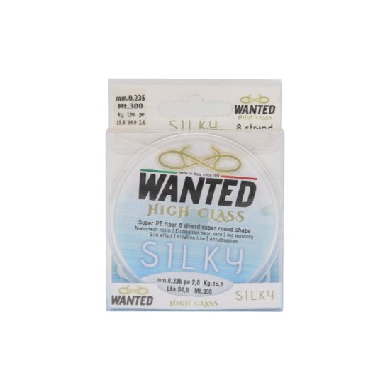 Εικόνα της Νήμα Wanted X8 Silky 300m White