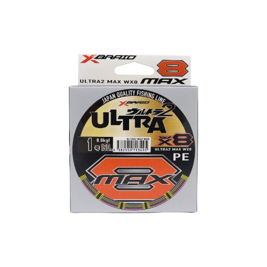 Εικόνα της X-braid Ultra Max WX8 150m 1 Pe