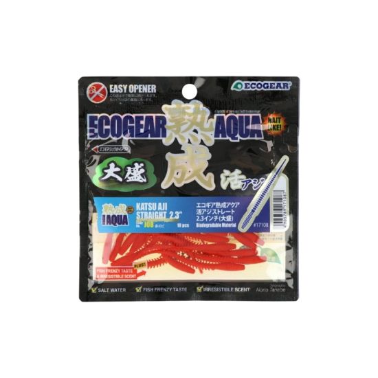 Εικόνα της Βιοδιασπώμενα Ecogear Aqua Katsu Aji Straight Omori 2.3"