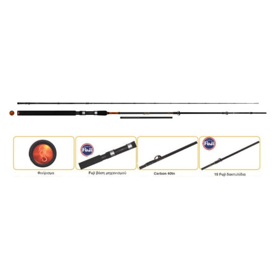 Εικόνα της Καλάμι Pregio Passion Ultra Light Shore Jigging