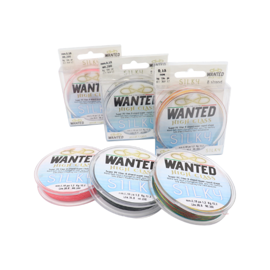 Εικόνα της Νήμα Wanted X8 Silky 150m Green