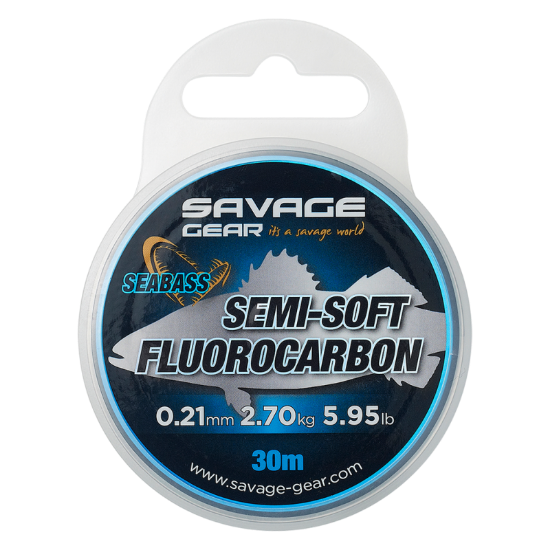 Εικόνα της Semi Soft Fluorocarbon Seabass 30m 0.32mm