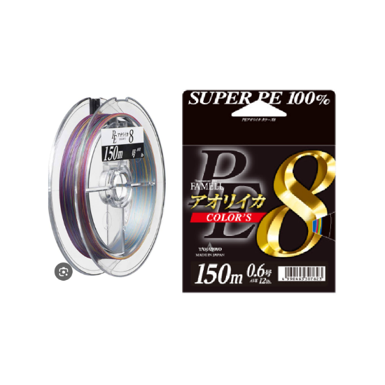 Εικόνα της Pe 8 Aoriika Colors 150m 0.8 PE