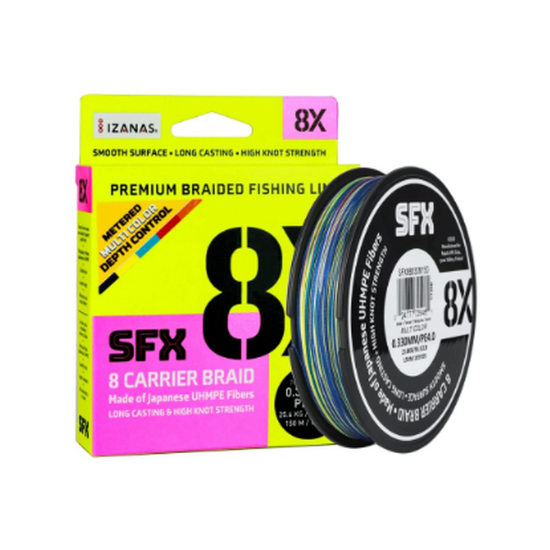 Εικόνα της Νήμα Sufix Sfx 8X Multicolor 300m