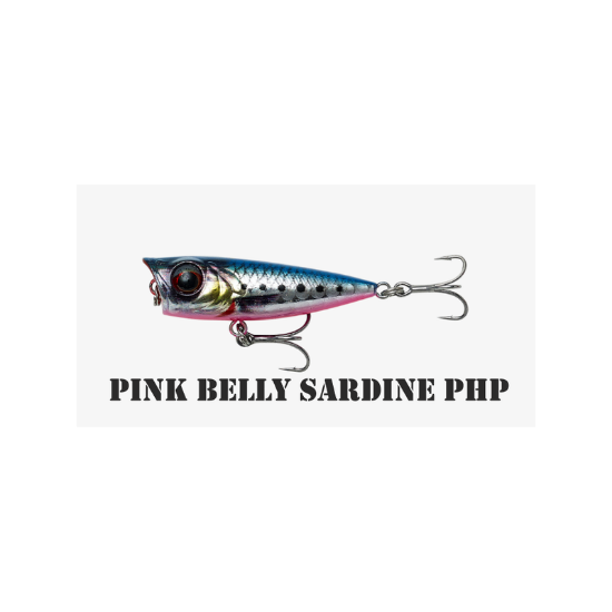Εικόνα της 3D Minnow Popper 4,3cm 4gr F Pink Belly Sardine Php