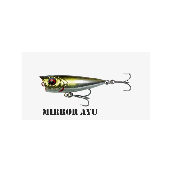 Εικόνα της 3D Minnow Popper 4,3cm 4gr F Mirror Yellow Green