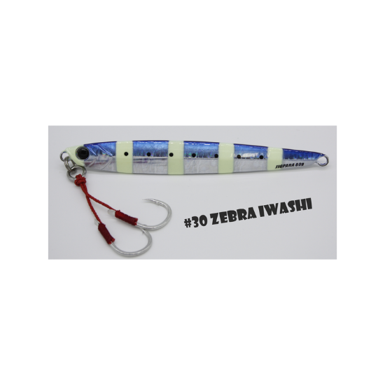 Εικόνα της Jigpara Semi Long 60gr #Zebra Iwashi