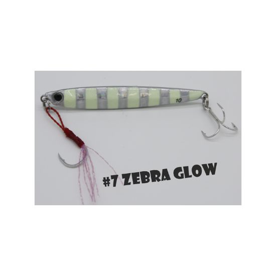 Εικόνα της Jigpara Microjig Slim 10gr #07 Zebra Glow