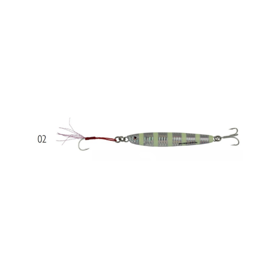Εικόνα της Slim Minnow Jig 60gr Zebra Glow