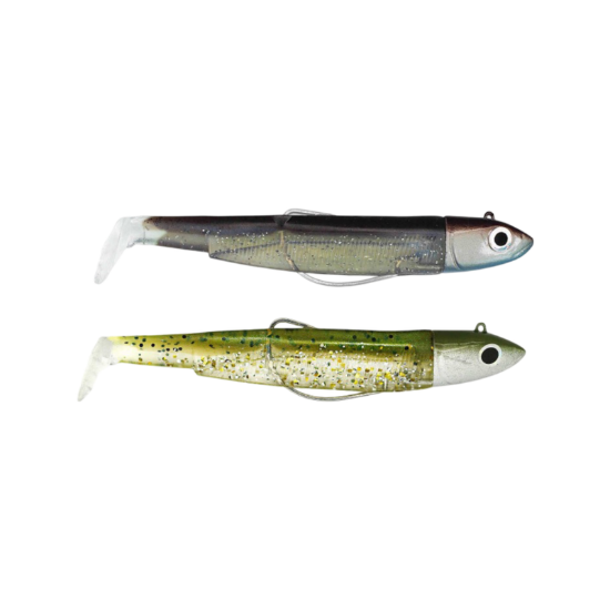 Εικόνα της Black Minnow Double Combo No2 10gr Kaki Paillete / Sexy Brown BM774