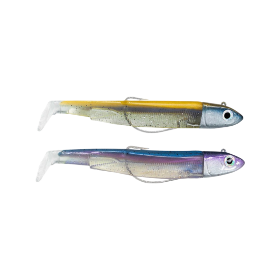 Εικόνα της Black Minnow Double Combo No3 25gr Orange Blue / Rainbow BM783