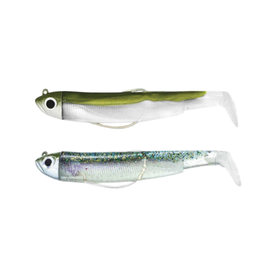 Εικόνα της Black Minnow Double Combo No1 6gr  Kaki&Ghost Minnow BM758