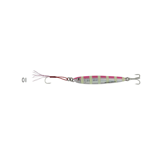 Εικόνα της Slim Minnow Jig 5gr #Pink Zebra Glow
