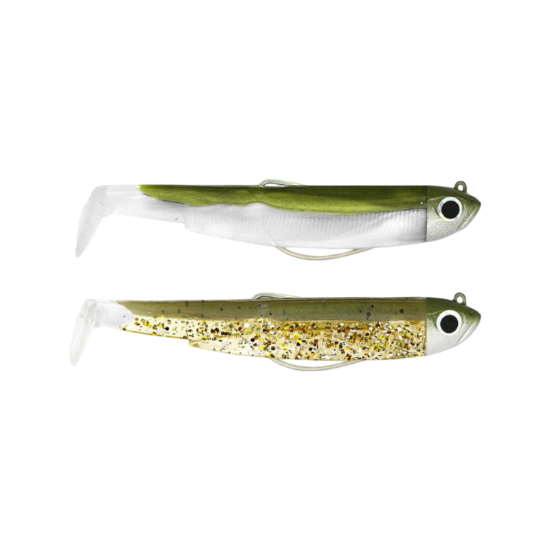 Εικόνα της Black Minnow Double Combo Νo2 10gr Kaki Kaki Paillete BM770