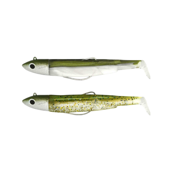 Εικόνα της Black Minnow Double Combo No1 3gr Kaki Kaki / Paillete BM759