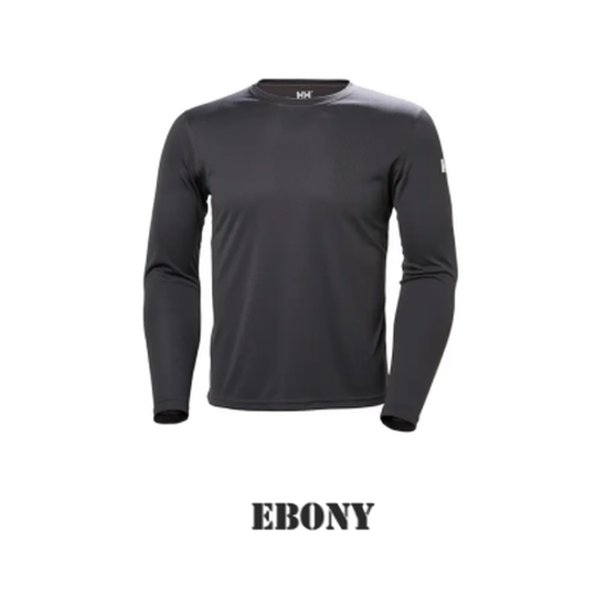 Εικόνα της Μπλουζάκι Μακρυμάνικο Uv ProTechtion Helly Hansen Tech Crew Ebony X  Large