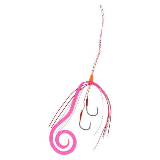 Εικόνα της Tairabas Pair Hook Set Curly No6 #Pink Gold
