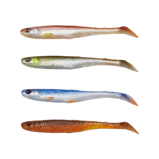 Εικόνα της Σιλικόνη Savage Gear Slender Scoop Shad Clear Water Mix