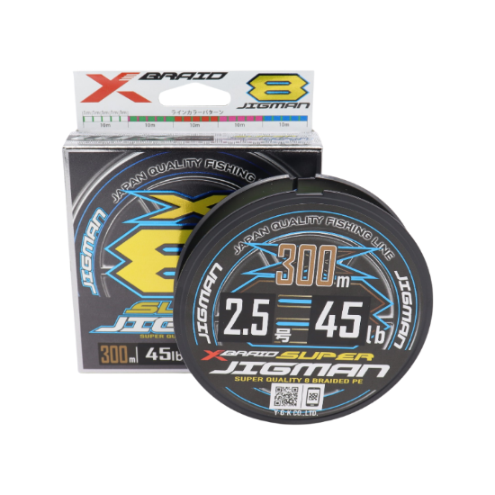 Εικόνα της Νήμα Ygk X-Braid Super Jigman X8 300m