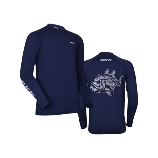 Εικόνα της Long Sleeve Performance Shirt Blue XLarge