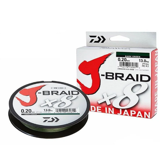 Εικόνα της J-Braid 150mt Dark Green