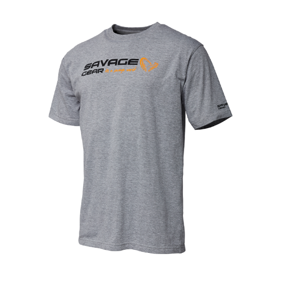 Εικόνα της Μπλουζάκι Savage Gear Signature Logo T-Shirt Grey Melange
