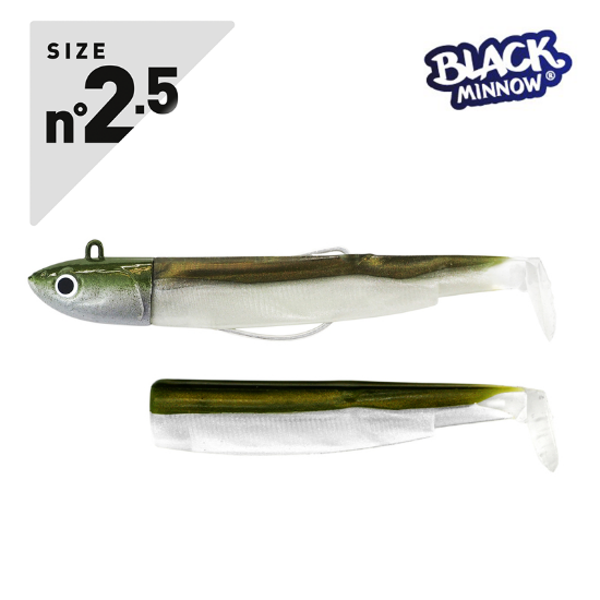 Εικόνα της Σιλικόνη Fiiish Black Minnow Combo No2.5