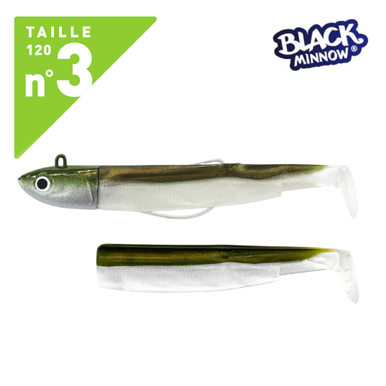 Εικόνα της Σιλικόνη Fiiish Black Minnow Combo No3