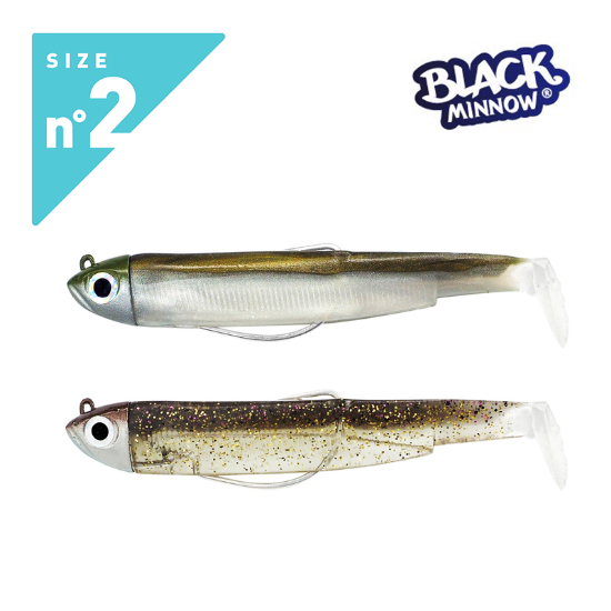 Εικόνα της Σιλικόνη Fiiish Black Minnow Double Combo No2