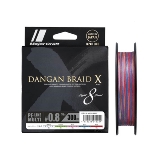 Εικόνα της Dangan Braid X 8 Multicolor 300m 3 pe