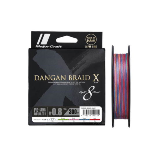 Εικόνα της Dangan Braid X 8 Multicolor 200m 2 pe