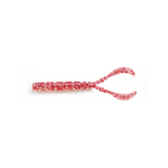 Εικόνα της Aji Worm Chiki Chiki 1.7" Clear Red Glitter #003