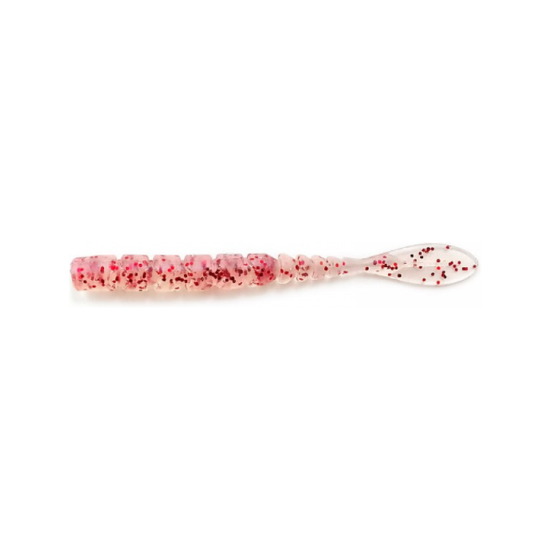 Εικόνα της Aji Worm Fla-Fla 2" Clear Red Glitter #003